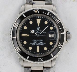 Vintage Rolex Submariner Date Dive Wristwatch Ref.  1680 Nr