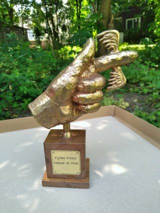 Flying Fickle Finger Of Fate Bronze Award From Rowan’s & Martin’s Laugh - In Show