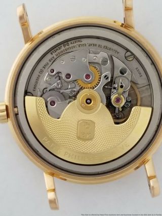 Very Scarce Patek Philippe 2584 Rose Gold 18k Huge Mens Vintage Automatic Watch 3