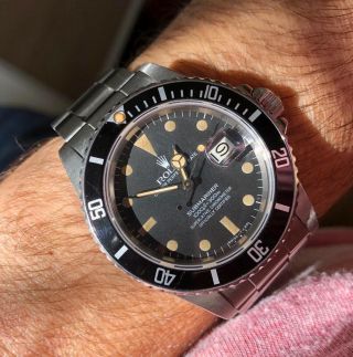 Rolex Submariner 16800 Transitional Matte Dial - Seemingly Unpolished Case