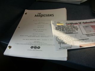 The Magicians - Tv Series - Script - Episode " The Fillorion Candidate "