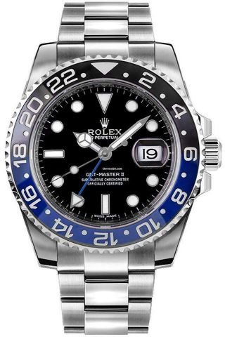 Rolex Batman 116710blnr Black & Blue Watch