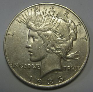 1935 S Silver Peace Dollar Grading Au Priced Right Shipped E153