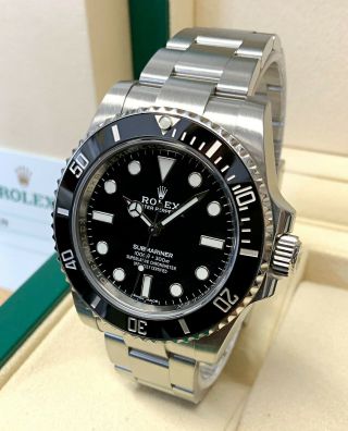 Rolex Submariner 114060 40mm Black Dial Ceramic Bezel 2018 With Papers