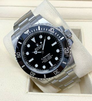 Rolex Submariner 114060 40mm Black Dial Ceramic Bezel 2018 WITH PAPERS 3