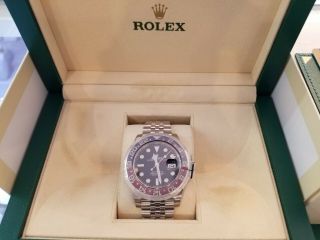 Rolex Mens 2019 Gmt - Master Ii Pepsi Ceramic Bezel Jubilee Band 40mm Watch 126710