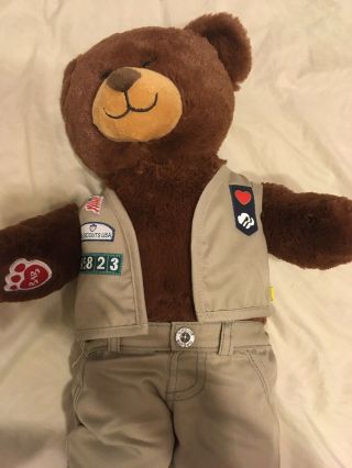 Build A Bear Workshop Girl Scout Bear W/clothes