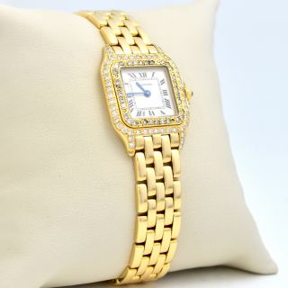 Cartier Panthere de Cartier in 18K Yellow Gold Diamond Case & Bezel Ladies Watch 3
