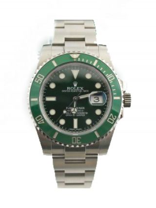 Rolex Submariner Hulk 116610lv Green Ceramic Mens 40mm Watch Box & Papers