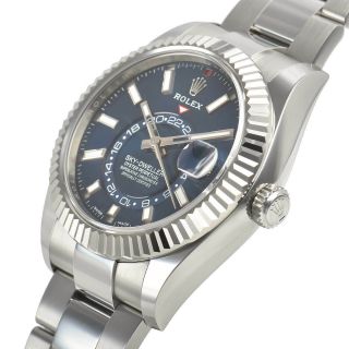 Rolex Sky Dweller 326934 Stainless Steel Blue Index Dial 42mm Automatic Watch 3