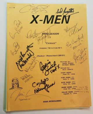 X - Men / Michael Edens & Dean Stefan 1995 Tv Script,  Season 4 Episode 3 " Courage "