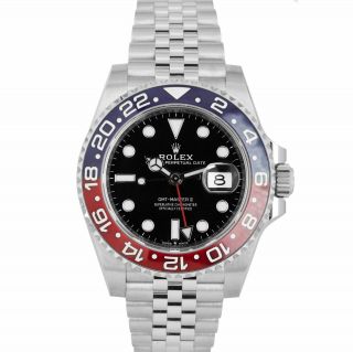 2020 Rolex GMT - Master II ' PEPSI ' Red Blue Ceramic Watch 126710 BLRO 2