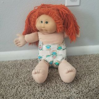 Cabbage Patch Kid Red Hair,  Green Eyes