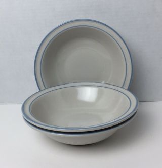 Hearthside Chantilly Fleur De Lune Stoneware Cereal Bowls Japan (3)