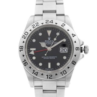 Rolex Explorer II 40MM Steel Black Dial Red Hand Automatic Mens Watch 16570 2
