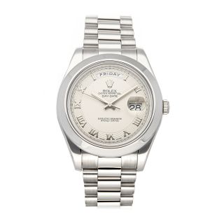 Rolex Day - Date Ii Auto 41mm Platinum Mens President Bracelet Watch 218206