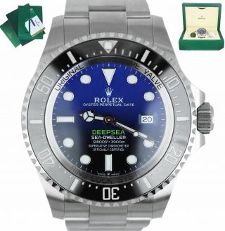 Dec 2019 Rolex Sea - Dweller Deepsea James Cameron Blue Black 44mm 126660