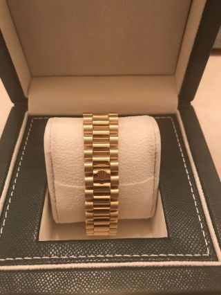 Rolex Day - Date President 36mm 18K Gold Watch 18238 Champagne Diamond Dial/Bezel 2