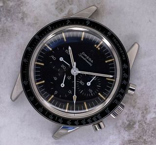 Vintage Omega Speedmaster Chronograph Wristwatch 105.  003 Ed White Cal.  321 NR 3