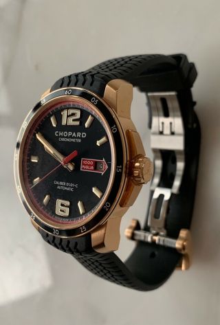 Chopard Millie Miglia 18K Rose Gold Automatic Men ' s Watch 161295 - 5001 2