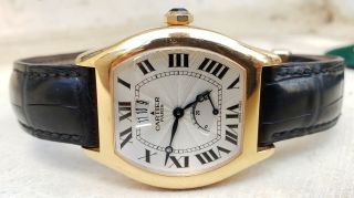 Cartier 2689g Privee Tortue Power Reserve Limited Edition 18k Gold Mens Watch