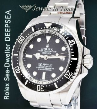 Rolex Deepsea Sea - Dweller Steel & Ceramic Mens Dive Watch Box/Papers 2016 116660 2
