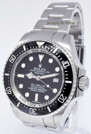 Rolex Deepsea Sea - Dweller Steel & Ceramic Mens Dive Watch Box/Papers 2016 116660 3