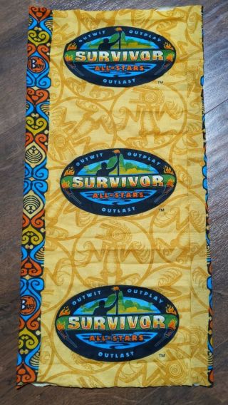 Survivor All - Stars Buff Season 8 Saboga Tribe Yellow Nwot
