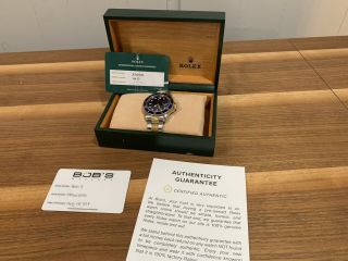 Rolex 16613 Submariner 18K/SS Blue Dial All Orig Serviced,  Box,  Open Papers 2