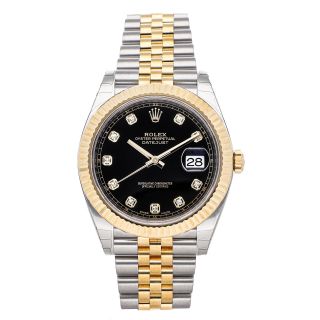 Rolex Datejust 41 Steel Yellow Gold Mens Jubilee Bracelet Watch 126333