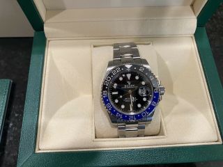 Rolex GMT Master II Batman Blue Black Ceramic Stainless 116710 BLNR Watch 2