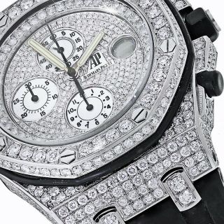 Audemars Piguet Royal Oak Offshore Chronograph Diamonds Men ' s Watch 2