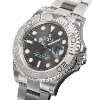 Rolex Yacht - Master 116622 Stainless Steel Platinum Bezel Rhodium Dial 40mm Watch