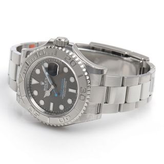 Rolex Yacht - Master 116622 Stainless Steel Platinum Bezel Rhodium Dial 40mm Watch 2
