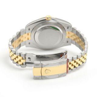 Rolex Datejust 41mm 126333 Steel Yellow Gold Jubilee Black Index Dial Watch 2