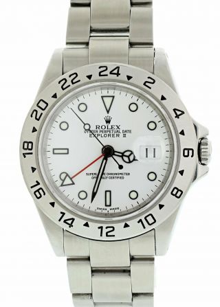 Rolex Explorer Ii 16570 Polar Mens Watch