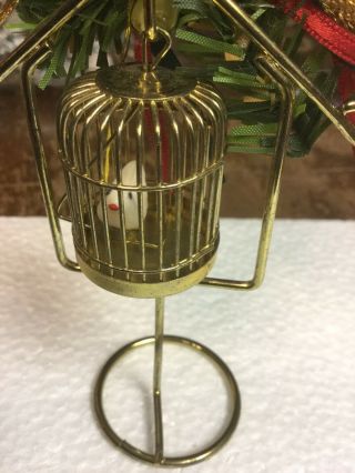 Miniature Small Brass Bird Cage 3