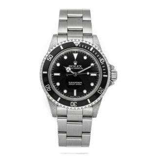 Rolex Vintage Submariner No Date Auto Steel Mens Oyster Bracelet Watch 5513