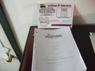 The Magicians - Tv Series - Script - Episode " The Losses Of Magic "
