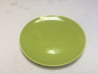 Homer Laughlin Rhythm Chartreuse 10 " Dinner Plate