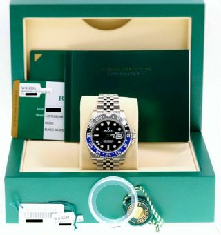 Rolex Gmt Master Ii 126710blnr Batman Stainless Box Papers