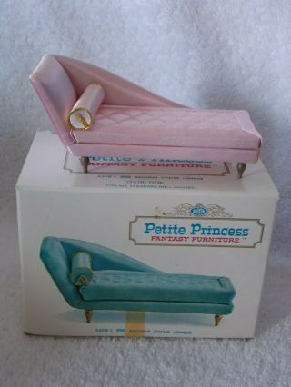 Miniature Dollhouse Petite Princess Fantasy Furniture Boudoir Chaise Longue