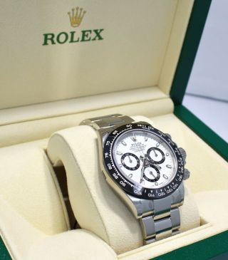 Rolex Daytona 116500LN Chrono Oyster PANDA Ceramic Bezel Watch Box Papers Unworn 2
