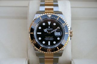 Rolex Sea - Dweller 43mm Two - Tone Yellow Gold/Steel Black Dial 4000ft 126603 3