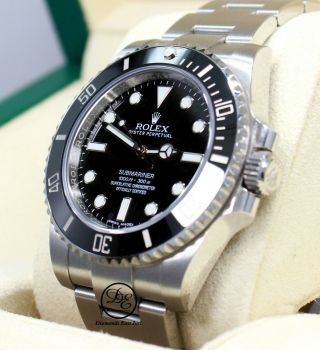 Rolex Submariner 114060 Steel Oyster Black Ceramic Bezel Watch BOX/PAPERS 3