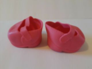 Pink Cpk Cabbage Patch Kids Shoes With Strap For 16 " Doll