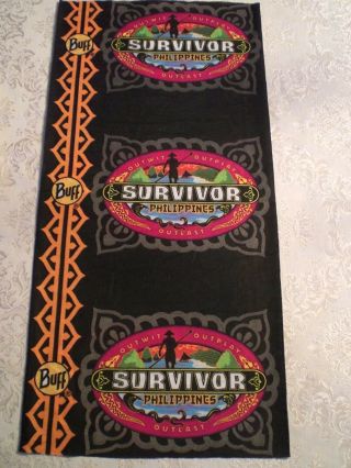 Survivor 25: Philippines Merge Buff Dangrayne Tribe (black) On Card