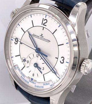 Jaeger Lecoultre Jlc Master Geographic Automatic Watch 39mm Q1428530
