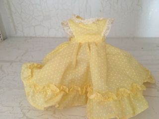 Yellow Pinafore Apron For Your 8 " Madame Alexander Dolls