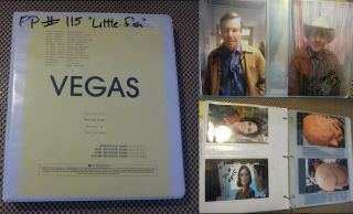 Vegas (tv) - Dennis Quaid - Continuity Photos,  Script & Production Paperwork Binder